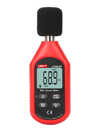 UNI-T ψηφιακό ντεσιμπελόμετρο UT353BT, 30-130dB, Bluetooth UNI-T ψηφιακό ντεσιμπελόμετρο UT353BT, 30-130dB, Bluetooth