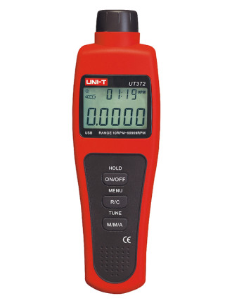 UNI-T ταχόμετρο UT372, με οθόνη LCD, USB UNI-T ταχόμετρο UT372, με οθόνη LCD, USB