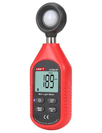 UNI-T φωτόμετρο UT383BT με εύρος μέτρησης έως 199900 Lux, Bluetooth