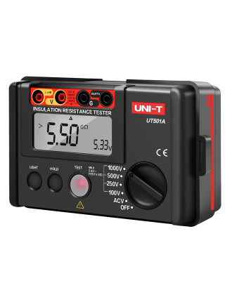 UNI-T Tester μόνωσης UT501A, 100V/250V/500V/1000V
