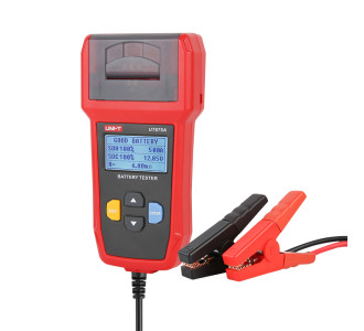 UNI-T tester μπαταρίας αυτοκινήτων UT675A με κροκοδειλάκια & εκτυπωτή