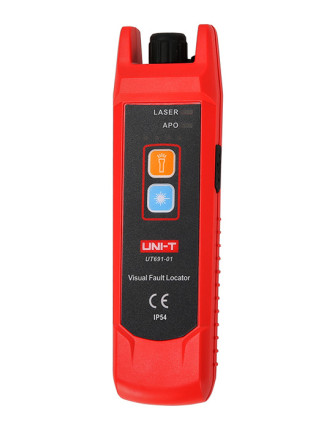 UNI-T ανιχνευτής σφάλματος οπτικής ίνας UT691-01, ~1mW, ~650nm, IP54