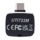 UNI-T συσκευή θερμικής απεικόνισης UTi722M για smartphone, USB-C, 20 °C έως 450 °C UNI-T συσκευή θερμικής απεικόνισης UTi722M για smartphone, USB-C, 20 °C έως 450 °C