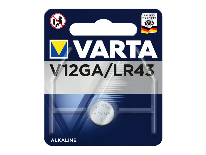 VARTA αλκαλική μπαταρία LR43, 1.5V, 1τμχ