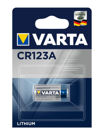 VARTA μπαταρία λιθίου CR123A, 3V, 1τμχ VARTA μπαταρία λιθίου CR123A, 3V, 1τμχ