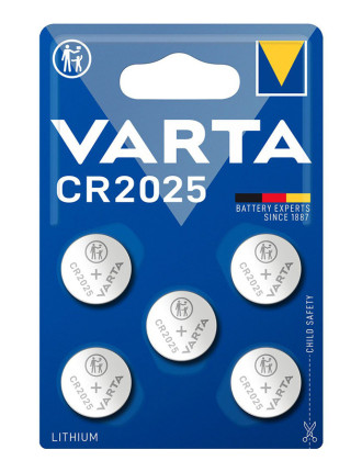 VARTA μπαταρία λιθίου CR2025, 3V, 5τμχ VARTA μπαταρία λιθίου CR2025, 3V, 5τμχ