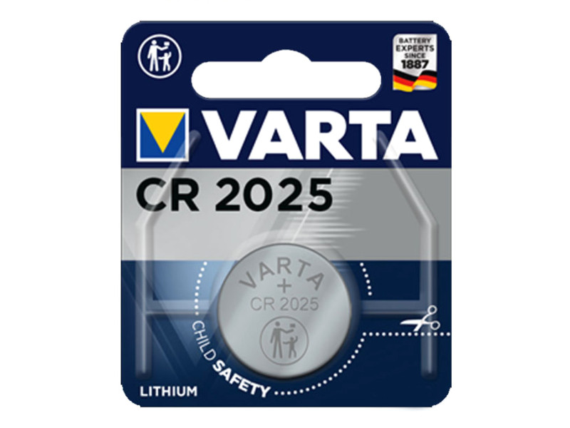 VARTA μπαταρία λιθίου CR2025, 3V, 1τμχ