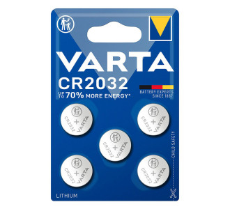 VARTA μπαταρία λιθίου CR2032, 3V, 5τμχ