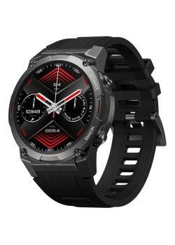 ZEBLAZE smartwatch Vibe 7 Pro, 1.43" AMOLED, ηχείο & mic, 3 ATM, μαύρο