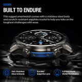 ZEBLAZE smartwatch Vibe 8 με φακό, heart rate, 1.43" AMOLED, 5 ΑΤΜ, MIL-STD-810H, μαύρο ZEBLAZE smartwatch Vibe 8 με φακό, heart rate, 1.43" AMOLED, 5 ΑΤΜ, MIL-STD-810H, μαύρο
