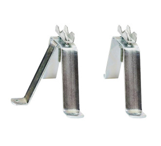 VIKAR Βάση τοίχου 21003 για στήριξη ιστού, ατσάλινη, 15cm, 2τμχ