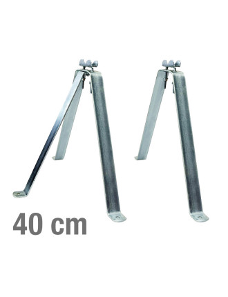 VIKAR Βάση τοίχου 21005 για στήριξη ιστού, ατσάλινη, 40cm, 2τμχ VIKAR Βάση τοίχου 21005 για στήριξη ιστού, ατσάλινη, 40cm, 2τμχ