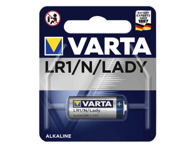VARTA αλκαλική μπαταρία LADY LR1 N, 1.5V, 1τμχ