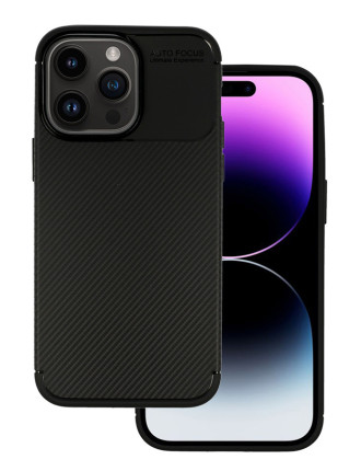 VENNUS Θήκη Carbon Elite VNS-0058 για iPhone 14 Pro Max, μαύρη