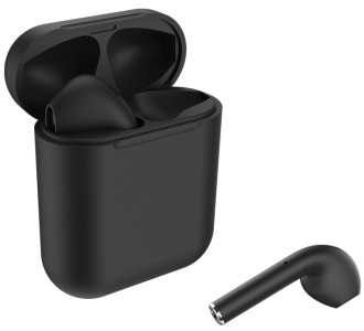 CELEBRAT earphones με θήκη φόρτισης W10, True Wireless, 30/300mAh, μαύρα