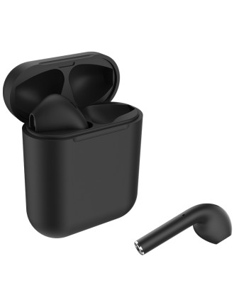 CELEBRAT earphones με θήκη φόρτισης W10, True Wireless, 30/300mAh, μαύρα