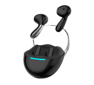 CELEBRAT earphones με θήκη φόρτισης W51, True Wireless, Φ13mm, μαύρα