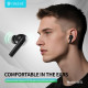 CELEBRAT earphones με θήκη φόρτισης W71, True Wireless, 10mm, 30/200mAh, μαύρα