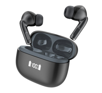 CELEBRAT earphones με θήκη φόρτισης W72, True Wireless, 10mm, 33/380mAh, ANC & ENC, μαύρα CELEBRAT earphones με θήκη φόρτισης W72, True Wireless, 10mm, 33/380mAh, ANC & ENC, μαύρα