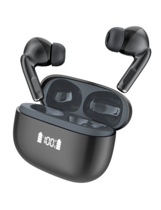CELEBRAT earphones με θήκη φόρτισης W72, True Wireless, 10mm, 33/380mAh, ANC & ENC, μαύρα CELEBRAT earphones με θήκη φόρτισης W72, True Wireless, 10mm, 33/380mAh, ANC & ENC, μαύρα