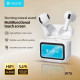 CELEBRAT earphones με θήκη φόρτισης W76, True Wireless, 13mm, 25/300mAh, λευκά CELEBRAT earphones με θήκη φόρτισης W76, True Wireless, 13mm, 25/300mAh, λευκά