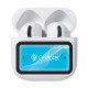 CELEBRAT earphones με θήκη φόρτισης W76, True Wireless, 13mm, 25/300mAh, λευκά CELEBRAT earphones με θήκη φόρτισης W76, True Wireless, 13mm, 25/300mAh, λευκά