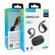 CELEBRAT earphones με θήκη φόρτισης W77, OWS, 12mm, 40/400mAh, μαύρα CELEBRAT earphones με θήκη φόρτισης W77, OWS, 12mm, 40/400mAh, μαύρα