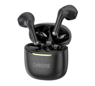CELEBRAT earphones με θήκη φόρτισης W79, True Wireless, 13mm, 30/300mAh, μαύρα CELEBRAT earphones με θήκη φόρτισης W79, True Wireless, 13mm, 30/300mAh, μαύρα