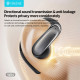 CELEBRAT earphones με θήκη φόρτισης W84, OWS, 13mm, 30/300mAh, μαύρα CELEBRAT earphones με θήκη φόρτισης W84, OWS, 13mm, 30/300mAh, μαύρα