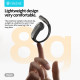 CELEBRAT earphones με θήκη φόρτισης W84, OWS, 13mm, 30/300mAh, μαύρα CELEBRAT earphones με θήκη φόρτισης W84, OWS, 13mm, 30/300mAh, μαύρα