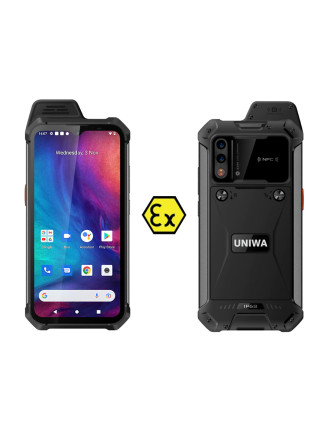 UNIWA smartphone W888, 6.3" HD+, 4/64GB, ηχείο 2W, Atex Zone 2, IP68, μαύρο