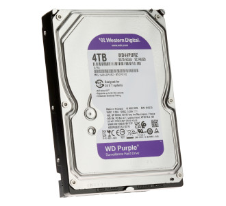 WD σκληρός δίσκος Purple 3.5", 4TB, 128MB, 5400RPM, 6Gb/s