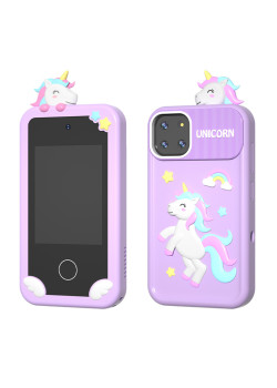 WOWKIDS παιδικό smartphone με κάμερα P1 Plus, 2.8" οθόνη αφής, μωβ