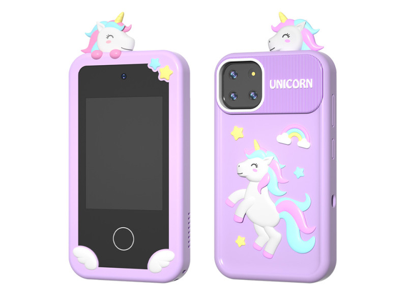 WOWKIDS παιδικό smartphone με κάμερα P1 Plus, 2.8" οθόνη αφής, μωβ