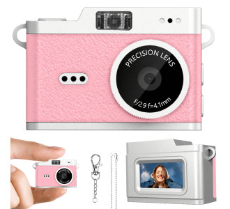 WOWKIDS μίνι ψηφιακή κάμερα X5 με 0.96" οθόνη, 2MP/1080p, ροζ WOWKIDS μίνι ψηφιακή κάμερα X5 με 0.96" οθόνη, 2MP/1080p, ροζ