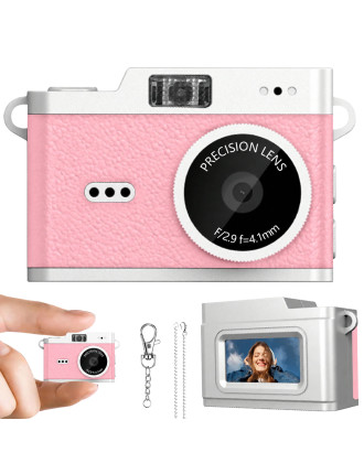 WOWKIDS μίνι ψηφιακή κάμερα X5 με 0.96" οθόνη, 2MP/1080p, ροζ WOWKIDS μίνι ψηφιακή κάμερα X5 με 0.96" οθόνη, 2MP/1080p, ροζ