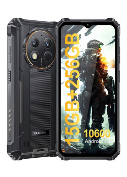 OUKITEL smartphone WP28, IP68/IP69K, 6.52", 8/256GB, 10600mAh, μαύρο
