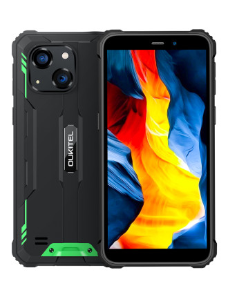OUKITEL smartphone WP32, 6", 4/128GB, 6300mAh, IP68/IP69K/MIL-STD-810H, πράσινο