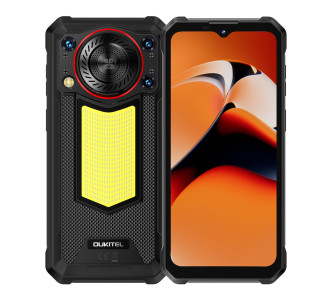 OUKITEL smartphone WP53 με ηχείο 3W, 6.52", 8/128GB, 11000mAh, IP68/IP69K/MIL-STD-810H, μαύρο