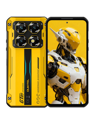 OUKITEL smartphone WP60, 7.2", 8/256GB, 5G, 10000mAh, IP68/IP69K/MIL-STD-810H, κίτρινο