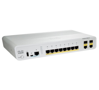 CISCO used Switch WS-C2960CG-8TC-L 8x 10/100/1000 Gigabit Ethernet ports