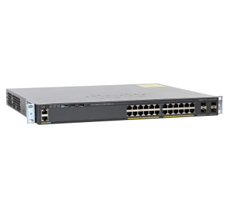 CISCO used Switch Catalyst WS-C2960X-24PS-L, 24x 10/100/1000 POE+