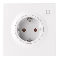 SONOFF smart επιτοίχια πρίζα ρεύματος WS01TPF-E, WiFi, Matter, 16A/4000W, λευκή