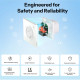 SONOFF smart επιτοίχια πρίζα ρεύματος WS01TPF-E, WiFi, Matter, 16A/4000W, λευκή SONOFF smart επιτοίχια πρίζα ρεύματος WS01TPF-E, WiFi, Matter, 16A/4000W, λευκή