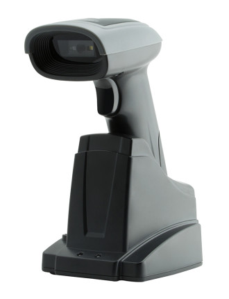 GTCODESTAR barcode scanner X-1901B με βάση, 1D & 2D, ενσύρματο & ασύρματο, Bluetooth, 2000mAh, μαύρο