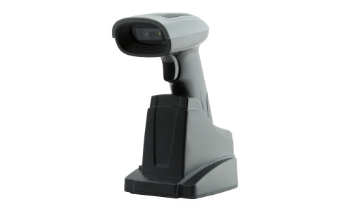 GTCODESTAR barcode scanner X-1901B με βάση, 1D & 2D, ενσύρματο & ασύρματο, Bluetooth, 2000mAh, μαύρο