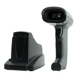 GTCODESTAR barcode scanner X-1901B με βάση, 1D & 2D, ενσύρματο & ασύρματο, Bluetooth, 2000mAh, μαύρο