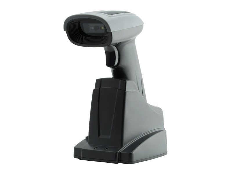 GTCODESTAR barcode scanner X-1901B με βάση, 1D & 2D, ενσύρματο & ασύρματο, Bluetooth, 2000mAh, μαύρο