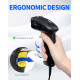 GTCODESTAR barcode scanner X-760H, 1D & 2D, ενσύρματο, μαύρο