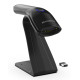 GTCODESTAR barcode scanner X-9200L με βάση, 1D & 2D, ενσύρματο & ασύρματο, Bluetooth, 800mAh, μαύρο